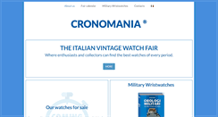 Desktop Screenshot of cronomania.it