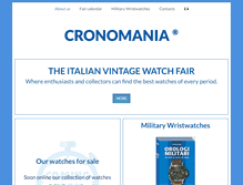 Tablet Screenshot of cronomania.it